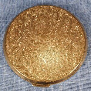 1940s Vintage Compact: Make Up Holder w Separators and No Mirror by Stratton